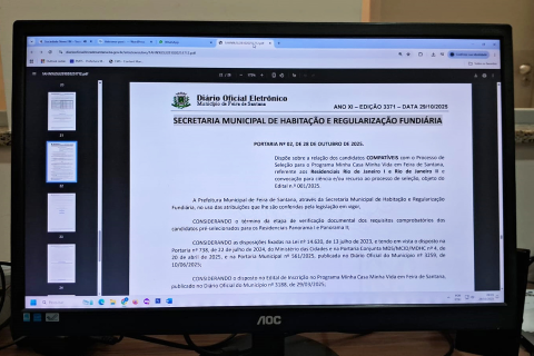 Feira de Santana | Minha Casa Minha Vida | Prefeitura divulga lista de candidatos compatíveis dos residenciais Rio de Janeiro I e II do Minha Casa Minha Vida