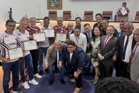 Fluminense de Feira | Imortais do Sertão | Câmara de Feira homenageia ídolos do Fluminense e reforça projeto de reconciliação com a torcida