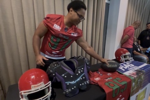 FUTEBOL AMERICANO | CALENDÁRIO ESPORTIVO | CALENDÁRIO ESPORTIVO DE FEIRA ABRE ESPAÇO PARA O FUTEBOL AMERICANO E FORTALECE PROJETOS LOCAIS