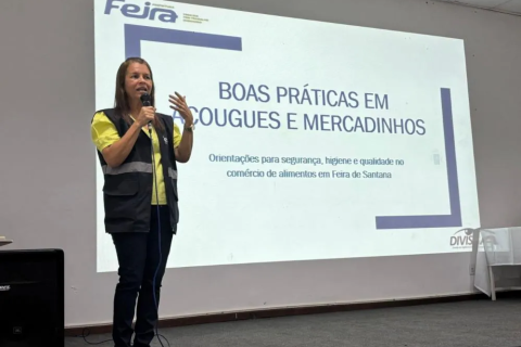 Feira de Santana | Boas práticas | V igilância Sanitária realiza encontro de orientação para mercadinhos e açougues em Feira de Santana