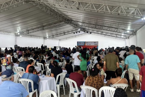 Lagoa Grande | Saneamento | José Ronaldo defende saneamento da Lagoa da Rocinha e anuncia construção de creche na região
