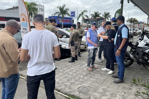 Feira de Santana | 2ª fase da operação | Operação reforça segurança na região da rodoviária de Feira de Santana