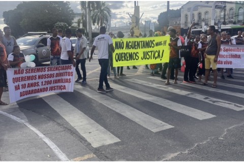 Feira de Santana | Rodoviarios | Rodoviários fazem protesto em Feira de Santana e cobram solução para dívidas trabalhistas após 11 anos