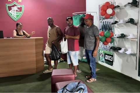Fluminense de Feira | Ingresso solidário | Fluminense de Feira aposta em ingresso solidário e mobiliza torcida para duelo contra o Camaçari