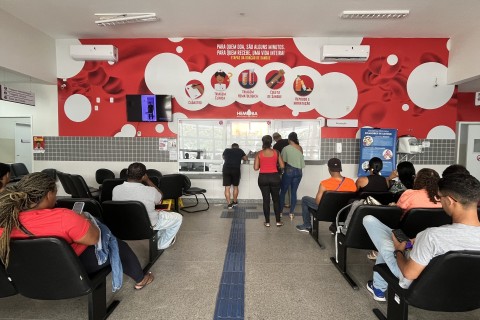 HEMOBA | Doação de sangue | HEMOBA alerta para necessidade diária de doadores em Feira de Santana